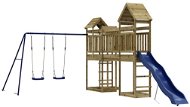 Shumee Dětské hřiště na zahradu 362 × 545 × 264 cm, impregnované borové dřevo - Detské ihrisko