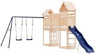 Shumee Dětské hřiště na zahradu 362 × 545 × 264 cm, masivní borové dřevo - Detské ihrisko