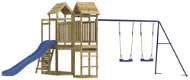 Shumee Dětské hřiště na zahradu 446 × 332 × 214 cm, impregnované borové dřevo - Detské ihrisko