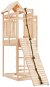 Shumee Hrací věž s lezeckou stěnou 107 × 196 × 238 cm, masivní borové dřevo - Detské ihrisko