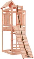 Shumee Hrací věž s lezeckou stěnou 107 × 196 × 238 cm, masivní dřevo douglasky - Detské ihrisko