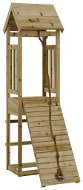 Shumee Hrací věž s lezeckou stěnou 131 × 64 × 207 cm, impregnované borové dřevo - Detské ihrisko