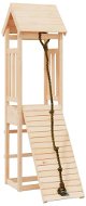 Shumee Hrací věž s lezeckou stěnou 131 × 64 × 207 cm, masivní borové dřevo - Detské ihrisko
