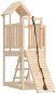 Shumee Hrací věž s lezeckou stěnou 229 × 107 × 214 cm, masivní borové dřevo - Detské ihrisko