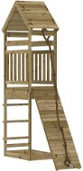 Shumee Hrací věž s lezeckou stěnou 3156900, 55 × 175 × 264 cm, impregnované borové dřevo - Dětské hřiště