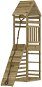 Shumee Hrací věž s lezeckou stěnou 55 × 175 × 264 cm, impregnované borové dřevo - Detské ihrisko