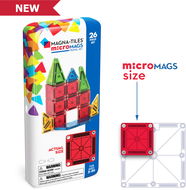 Stavebnice Valtech Magna-Tiles microMAGS Cestovní sada 26 - Stavebnice