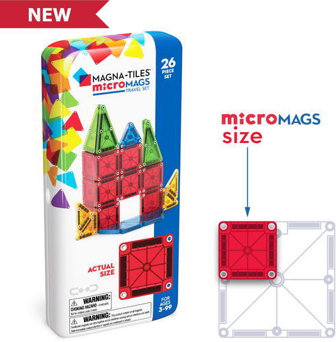 Valtech Magna-Tiles microMAGS Cestovní sada 26 - Stavebnice - Hlavní obrázek