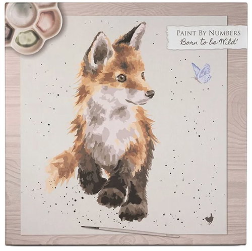 Wrendale Designs Paint by Numbers Fox - Painting by Numbers - Main image