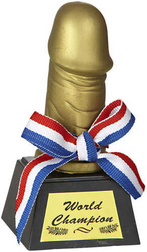 Widmann World Champion Penis Trophy - Party Accessories - Main image