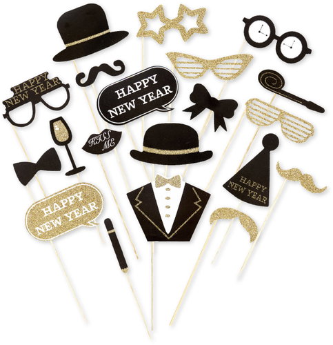 Widmann Set for photo corner Sillvestr 20 pcs - Decoration - Main image