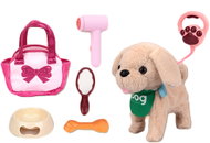 Wiky Dog walking on a leash with features 25 cm - Soft Toy