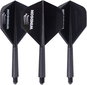 Dart Flights Windson Astix Black 2BA, S - Letky na šipky