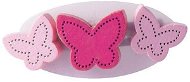 Pink butterflies - large buckle - Doll Accessories