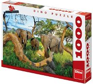 Dino Puzzle Botswanai Elefántok - Puzzle