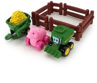 John Deere - Playing set of piggy bank with combine harvester - Toy Car