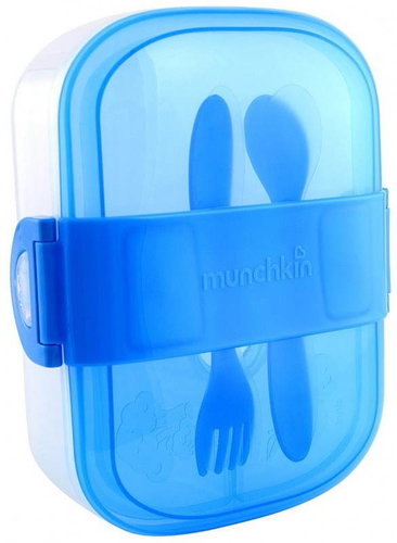 Munchkin - Geteilte svačinovník mit Besteck - Lunchbox - Hauptbild