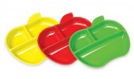 Munchkin Set barevných dělených talířů ve tvaru jablka 3 ks - Dětská jídelní sada