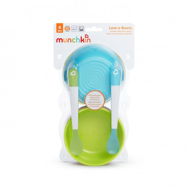 Munchkin - Set of colourful bowls with lids and spoons - Children's Dining Set