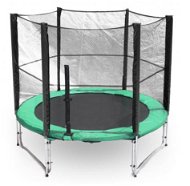 Trampoline with protective mesh G21 430 cm, green - Trampoline