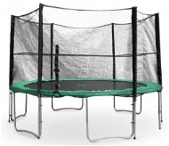 Trampoline with protective mesh G21 430 cm, green - Trampoline