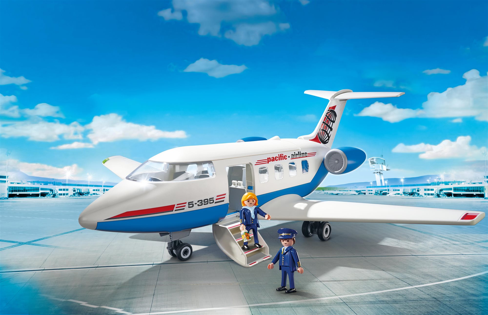 Playmobil city hot sale action plane