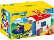 Playmobil 1.2.3 Teherautó formakereső garázzsal - Építőjáték