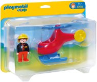 Playmobil 6789 Fire Rescue Helicopter (1.2.3) - Building Set