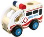 Bino Wooden Car Ambulance - Toy Car