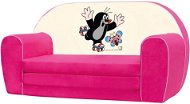 Bino Mini-pohovka ružová – Krtko - Detský nábytok