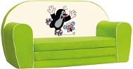 Bino Mini-pohovka zelená – Krtko - Detský nábytok