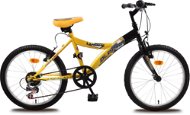 Olpran MTB Lucky čierno/zlato-žlté - Detský bicykel
