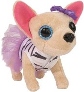 Chichi Love - Chihuahua ballerina Riffelung mit lila Kleid - Plüsch-Spielzeug