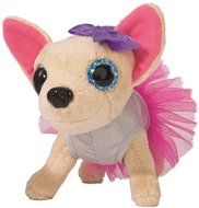 Chichi Love - Liebe Chichi - Chihuahua ballerina weiß mit rosa Kleid - Plüsch-Spielzeug
