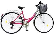 OLPRAN Mercury lux ezüst / rózsaszín - Városi kerékpár