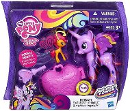 My Little Pony - Poník s kúzelnou kľúčenkou a doplnky Twilight sparkle &amp; Sunset breezie - Figúrka