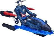 Hasbro Marvel Avengers - Iron Patriot mit Super Jet - Figur