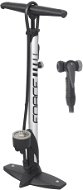 Tyre Pump Force Hobby with a manometer - silver - Hustilka
