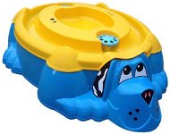 Sandpit - Dog pool blue with yellow cover - Sandpit