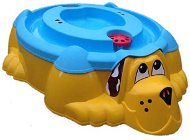 Sandbox - Pool Žltý pes s modrým krytom - Pieskovisko