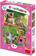 Dino Kitten a kamaráti - Puzzle