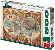 Dino Karte der Welt von 1626 - Puzzle