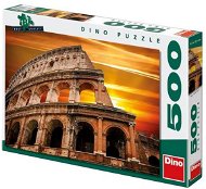Dino Sunset over the Colosseum - Jigsaw