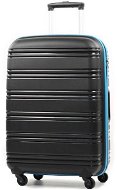 Travel suitcase ROCK TR-0125 / 3-60 PP - Black / Blue - Suitcase