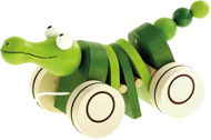 Bino Pull-Along crocodile - Push and Pull Toy