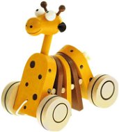 Bino Accordions giraffe - Push and Pull Toy