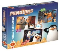 Die Pinguine aus Madagascar 3in1 - Puzzle