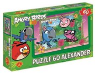 Angry Birds Rio - Ako z obrázku 60 dielikov - Puzzle