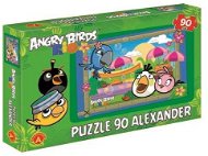 Angry Birds Rio - Na trhovisku v Riu 90 dielikov - Puzzle