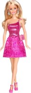 Mattel Barbie in pink dress flitrových - Doll